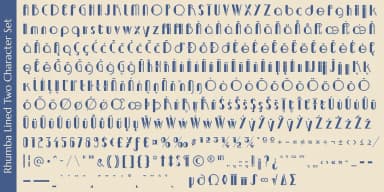 Rhumba by Stiggy & Sands — Decorative Font — thumbnail 9