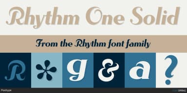 Rhythm by Positype — Decorative Font — thumbnail 2