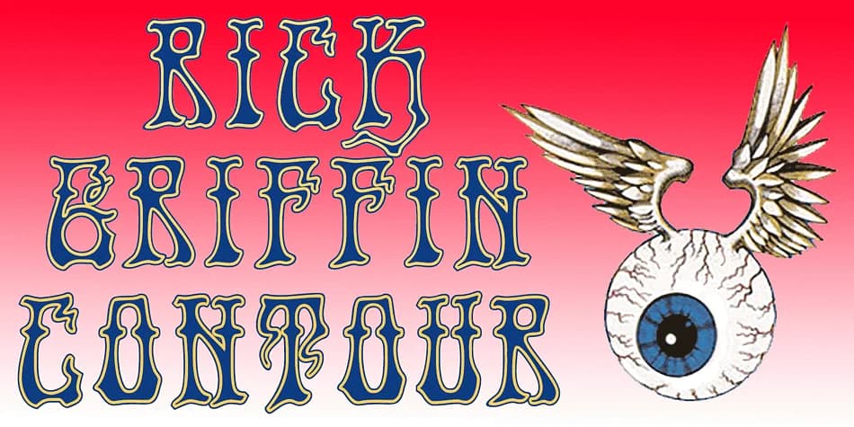 Rick Griffin by K-Type — Blackletter Font