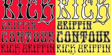 Rick Griffin by K-Type — Blackletter Font — thumbnail 2