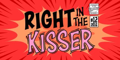 RIGHT IN THE KISSER by Comicraft — Decorative Font — thumbnail 1