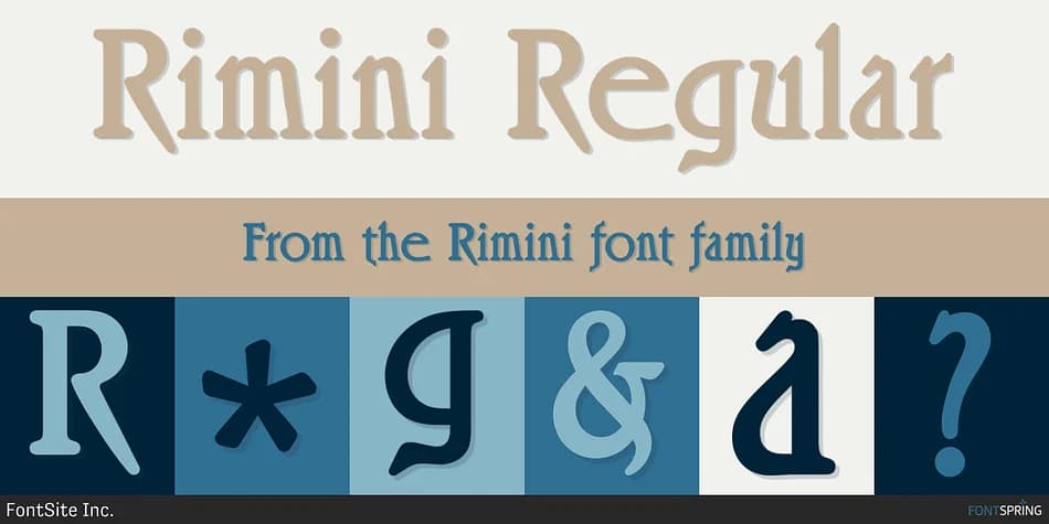 Rimini by FontSite Inc. — Decorative Font