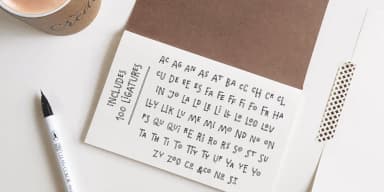 Rise Up With Fists by Ana's Fonts — Dingbats Font — thumbnail 2