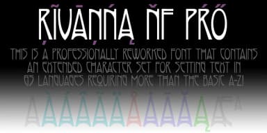 RIVANNA NF PRO by CheapProFonts — Decorative Font — thumbnail 5