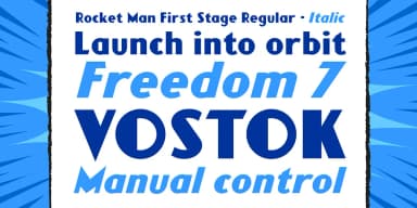 Rocket Man by Comicraft — Decorative Font — thumbnail 2