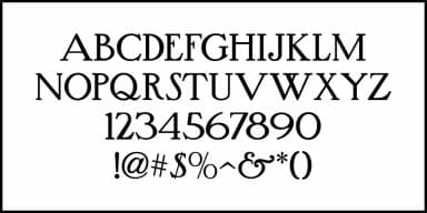 ROMAN NOUVEAU JNL by Jeff Levine Fonts — Decorative Font — thumbnail 3