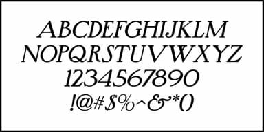 ROMAN NOUVEAU JNL by Jeff Levine Fonts — Decorative Font — thumbnail 5