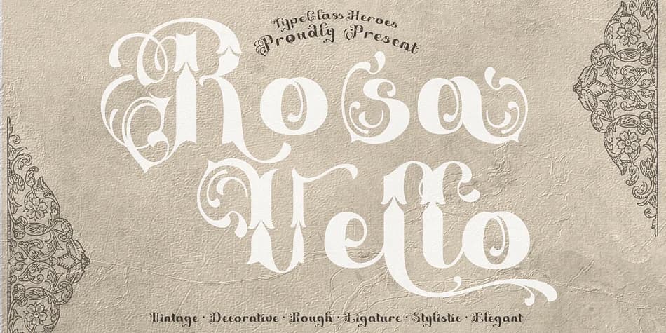 Rosavello by TypeClassHeroes — Decorative Font