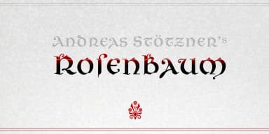 Rosenbaum by Andreas Stötzner — Blackletter Font — thumbnail 1