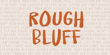 Rough Bluff by Pizzadude.dk — Display Font — thumbnail 1