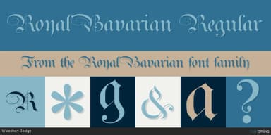 RoyalBavarian by Wiescher-Design — Blackletter Font — thumbnail 2