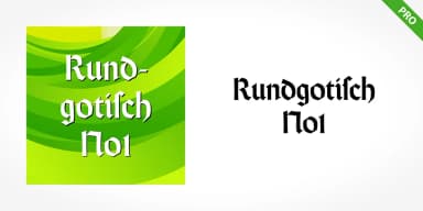 Rundgotisch No1 Pro by SoftMaker — Blackletter Font — thumbnail 1