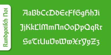 Rundgotisch No1 Pro by SoftMaker — Blackletter Font — thumbnail 2
