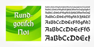 Rundgotisch No1 Pro by SoftMaker — Blackletter Font — thumbnail 5