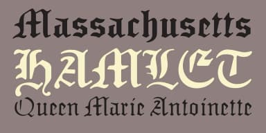 Sabbath Black by Emigre — Blackletter Font — thumbnail 2