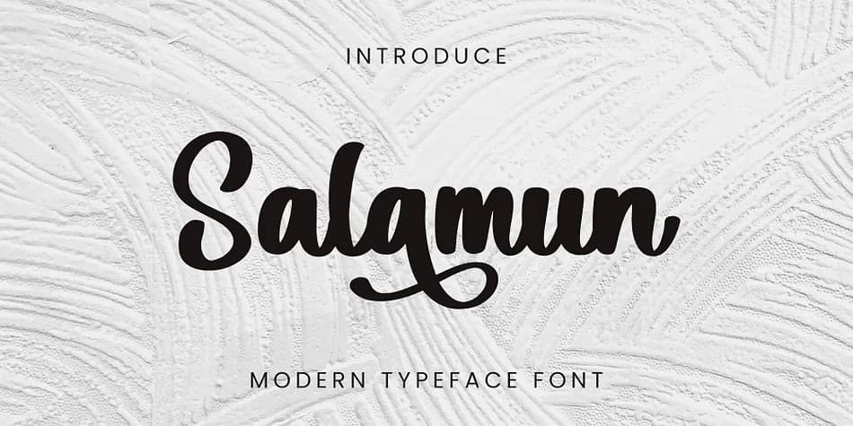 Salamun by Ayska — Script Handwritten Font