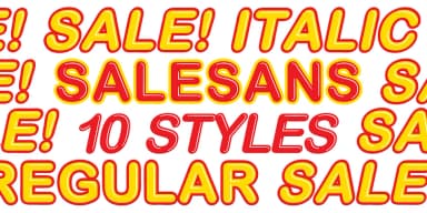 Salesans by Papertype — Decorative Font — thumbnail 1