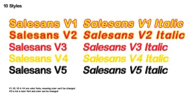 Salesans by Papertype — Decorative Font — thumbnail 2