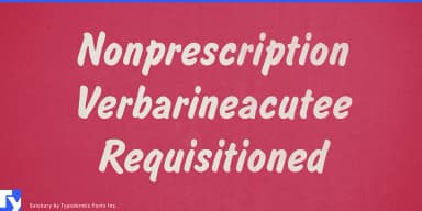 Salsbury by Typodermic Fonts Inc. — Decorative Font — thumbnail 2