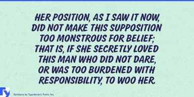 Salsbury by Typodermic Fonts Inc. — Decorative Font — thumbnail 3