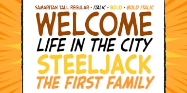 SAMARITAN TALL by Comicraft — Decorative Font — thumbnail 2