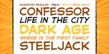 Samaritan by Comicraft — Decorative Font — thumbnail 2