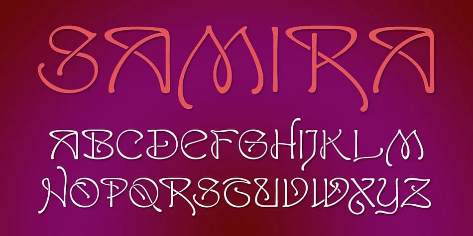 SAMIRA by CastleType — Decorative Font