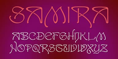 SAMIRA by CastleType — Decorative Font — thumbnail 1