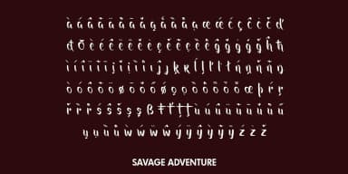 Savage Adventure by Pedro Teixeira — Script Handwritten Font — thumbnail 5