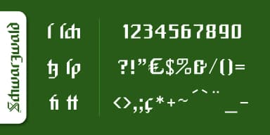 Schwarzwald Pro by SoftMaker — Blackletter Font — thumbnail 3