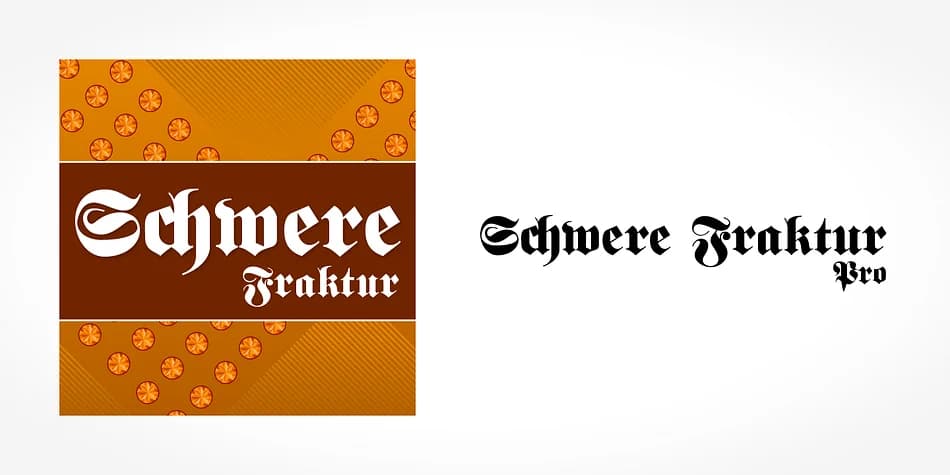Schwere Fraktur Pro by SoftMaker — Blackletter Font