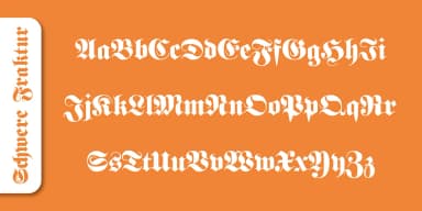 Schwere Fraktur Pro by SoftMaker — Blackletter Font — thumbnail 2