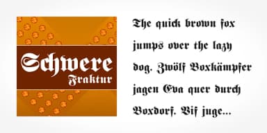 Schwere Fraktur Pro by SoftMaker — Blackletter Font — thumbnail 4