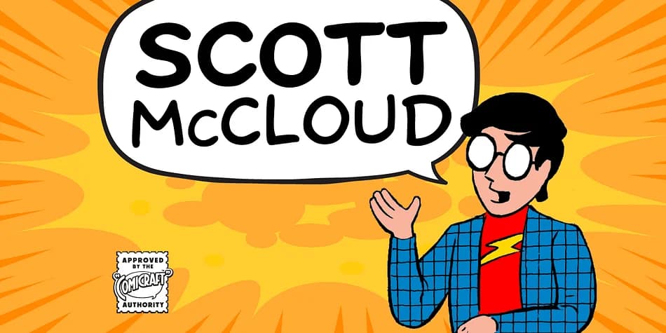 SCOTT MCCLOUD by Comicraft — Decorative Font