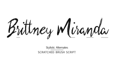 Scratched Brush Script by Pedro Teixeira — Script Handwritten Font — thumbnail 5