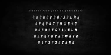 Screter by Seventh Imperium — Blackletter Font — thumbnail 5