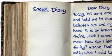 Secret Diary by Hanoded — Decorative Font — thumbnail 2