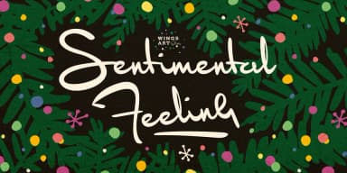 Sentimental Feeling by Wingsart Studio — Script Handwritten Font — thumbnail 1