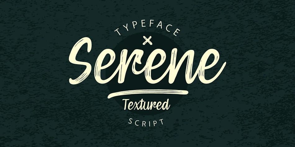 Serene Textured by Pedro Teixeira — Script Handwritten Font