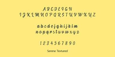 Serene Textured by Pedro Teixeira — Script Handwritten Font — thumbnail 5