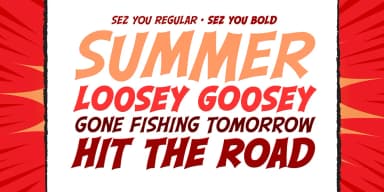 SEZ WHO SEZ YOU by Comicraft — Decorative Font — thumbnail 3