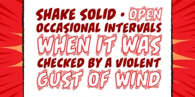 SHAKE by Comicraft — Decorative Font — thumbnail 2