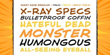 SHAKY KANE by Comicraft — Decorative Font — thumbnail 3