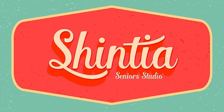 Shintia Script by Seniors Studio — Script Handwritten Font