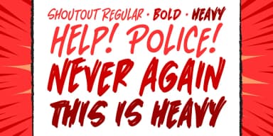 SHOUT OUT by Comicraft — Decorative Font — thumbnail 3