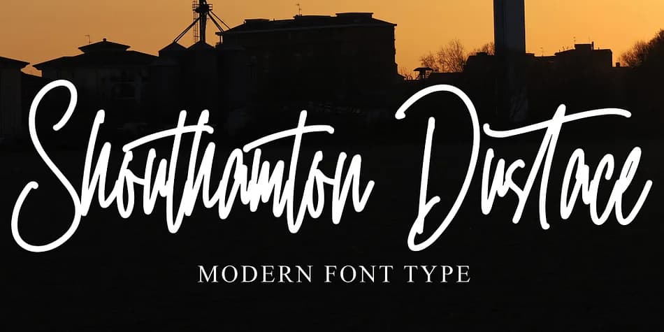 Shouthamton Dusthance by Ayska — Script Handwritten Font