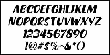 SHOW CARD BRUSH JNL by Jeff Levine Fonts — Display Font — thumbnail 5