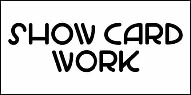 SHOW CARD WORK by Jeff Levine Fonts — Decorative Font — thumbnail 2