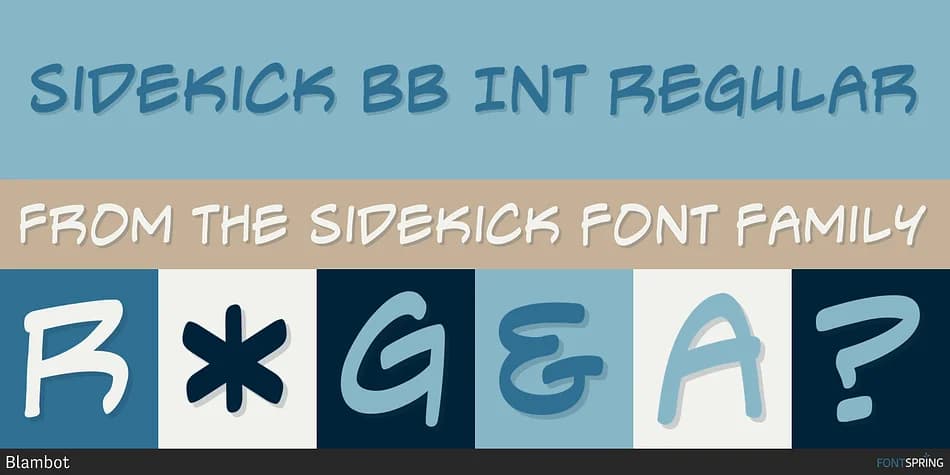 SIDEKICK by Blambot — Decorative Font