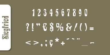 Siegfried by SoftMaker — Decorative Font — thumbnail 3